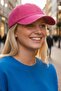 Women's Vintage 100% Cotton Adjustable Baseball Cap Hat - 7