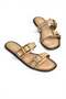 Y973291109 Women's Slippers with Leather Buckle Detail - 6