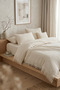 Ecru 4-Layer Muslin Double Bedspread 220X230Cm 100% Cotton Sofa Cover Tv Blanket - 3