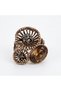Bronze Women's Antique Jewelry Ring Color-Changing Zultanite Stone Water Lily Model Adjustable Vintage Ring - 6