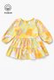 Baby Girl Single Jersey Lycra Dress - Patterned Casual Seasonal Baby Dress - 2