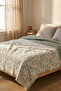 Muslin Double Layer 5 Layer Padded Bedspread 220X240 cm 100% Cotton Double Sided Pique Sofa Cover - 4
