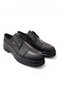 Byk Ata 170 Stitched Detail Lace-Up Genuine Leather Black Men's Shoes - 4