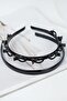 Black Hair Curler and Black Midi Crown Set of 2 - 2