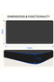 FLEXISPOT EN2 Electric Sit Stand Desk with Cable Management - White Frame and Black Top - 3