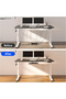 FLEXISPOT EN2 150x60 cm Electric Sit Stand Desk with Cable Management - White Frame and Black Top - 6