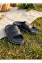 Men's Black Eva Sole Slippers Non-Slip Lightweight Comfortable Summer Beach Pool Home Bathroom - 5
