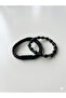 Men's Black Wallet, Belt, Vegan Leather and Natural Stone Bracelet Set Gift - 8