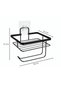Strong Adhesive Black Luxury Toilet Paper Holder with Spare Roll, Toilet Paper Holder with Rack, Wc Paper Holder - 6