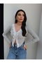 Lace Detail Knitwear Blouse - 2
