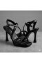 (Erbay) Platform Heeled Sandals Women's Shoes Black