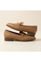 (Kırcalı) Inside and Outside Genuine Leather Casual Women's Shoes Nut - 3