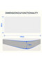 FLEXISPOT EN2 150x60 cm Electric Sit Stand Desk with Cable Management - White Frame and Top - 3