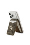 Original Licensed Mirrored Magnetic Card Holder Metal Large 4g Logo and Stand Brown