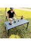 Premium Aluminum Alloy Steel Foldable Camping Table – Lightweight Portable Outdoor Picnic & Travel - 3