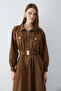 Button Detailed Dress 32-2679 - 2