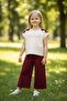 100% Cotton Single Jersey Fabric with Bow and Stone Printed Summer Girls' Set 2Y,3Y,4Y,5Y Girls' Set