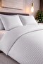 Double Striped Satin Duvet Cover Set |   Comfortable & Stylish |   Soft and Shiny Texture - 2
