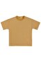 Embossed Striped T-Shirt for 6-9 Years Old - Mustard for 6-7 Years Old