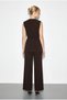 Women's Bitter Brown Belt Detailed Vest and Palazzo Trousers Top and Bottom Set 9396 60286072 - 7