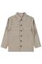 Boy's Double Pocket Jacket for Ages 6-9 - Beige