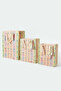 Gift Bag Party Pattern Cardboard Bag Set of 3 Sizes - 3