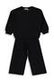 Stone Printed 2-5 Years Old Tracksuit Set - Black - 5
