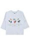 Stork Printed 6-18 Months Sweatshirt - White
