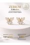 Children's and Women's Vip Steel Earrings Elegant Lightweight Butterfly Series No:1 - 5