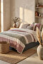 Muslin Double Bedspread 4 Layers 220X240 cm 100% Cotton Striped Sofa Cover Tv Blanket - 5