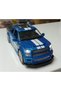 Toy Metal Model Collection 1 / 24 Scale F 350 Pickup Blue Truck 4X4 with Lights and Sound - 3