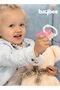 Silicone Teether BPA-Free Food Grade Easy Grip Teething Toy 6-12 Months (White Pink) - 2