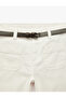 Cotton Pocketed Loose Fit Wide Leg Denim Trousers - 5