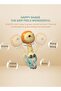 Musical Rattle Toy with Lights Sensory Rhythm Stick Teether Easy Grip Shaker 0-12 Months Gift - 2