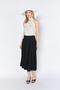 Women's Black 3496 Pleated Midi Skirt - 5