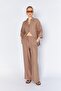Women's Mink Lined Waist Tie Pants