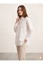 Women's Stoned White Shirt – Classic Cut with Shiny Rhinestone Detail
