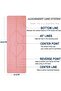 Yoga Mat, Non Slip Pilates Exercise Mat with Alignment Marks for Women and Men, - 2