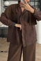 Shirt and Pants Set with Garnished Ties 51309 - 5
