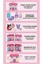 Kuromi Dollhouse Playset LED Lights Music DIY Castle Villa Furniture Kuromi Figures Dream House Toy - 3