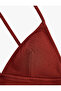 Cross-Strapped Textured Bralette Bikini Top - 6