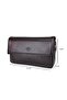 Men's Brown Genuine Leather Portfolio Bag with Adjustable Shoulder Strap Men's Handbag - 5