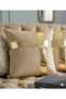 Luxury Velvet Double-Sided Throw Pillow Cover 45X45 with Gold Detail Decorative Pillowcase - 2