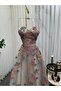فستان سهرة تل مطرز راقي - 3
