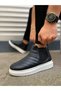 Jy205 Boston Laceless Orthopedic Sole Skin Men's Sports Boots Cbt - Black - 3