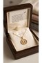 316L Steel Necklace, Anti-Tarnish, Anti-Allergic, Stainless with Moon Figure - 3