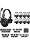 X-Talk X9 Wireless Intercom System with 9 Single-Ear Headsets (2.4 GHz) - 7
