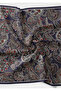 Viscose Velora Scarf Four Seasons Etro Pattern Purple 90X90 - 2