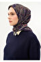 Viscose Velora Scarf Four Seasons Etro Pattern Purple 90X90 - 5