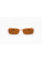 Glare Mink Brown Glass Unisex Sunglasses - 2